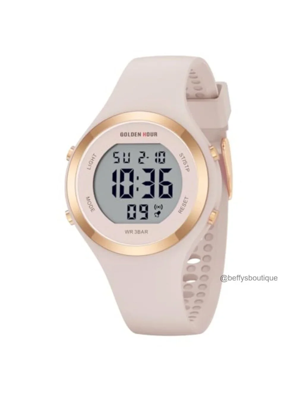 Waterproof Sports Digital Chronograph Silicone Strap Watch